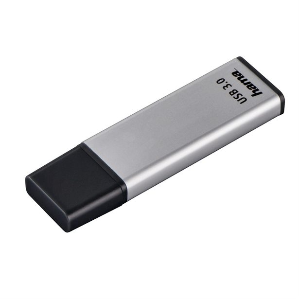 Hama FlashPen Classic, USB 3.0, 128 GB, 256 MB/s, strieborný