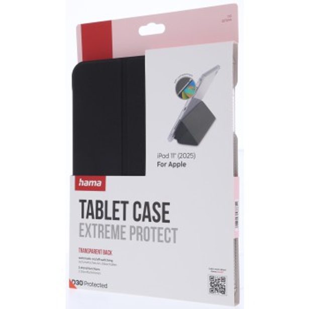 Hama Extreme Protect, pouzdro pro Apple iPad 11" (25)/ iPad 10,9" (22), D3O®, černé/průhledné