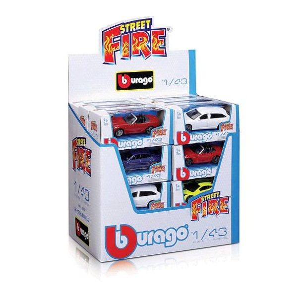 Bburago Bburago - Auta Street Fire, display 24ks, 1:43, assort