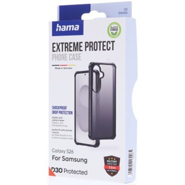 Hama Extreme Protect, kryt pro Samsung Galaxy S26, D3O®, černý