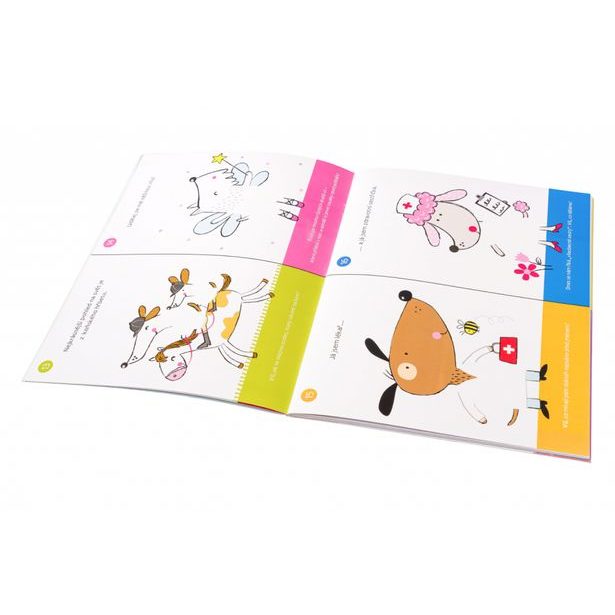 Šaty pro PSA ALÍKA – Kniha samolepek Baagl