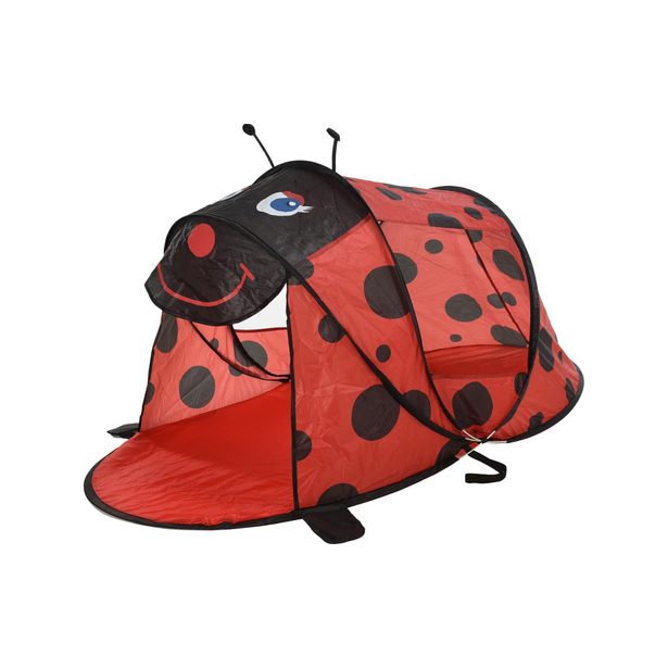 PROGARDEN Plážový stan samorozkládací UV 50 BERUŠKA KO-X61900570cerv