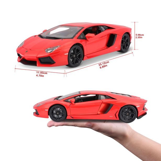 Bburago 1:18 Plus Lamborghini Aventador LP700-4 Metallic Orange