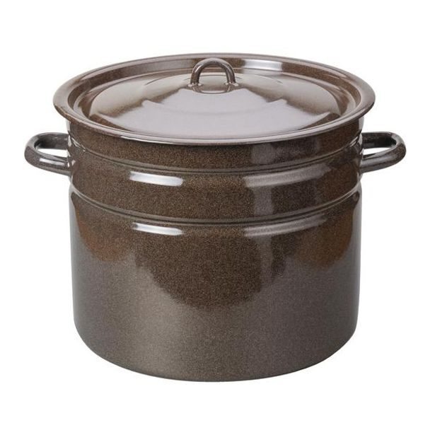 TORO HRNEC S POKLICÍ SMALT 20L, HNĚDÝ_hamashop