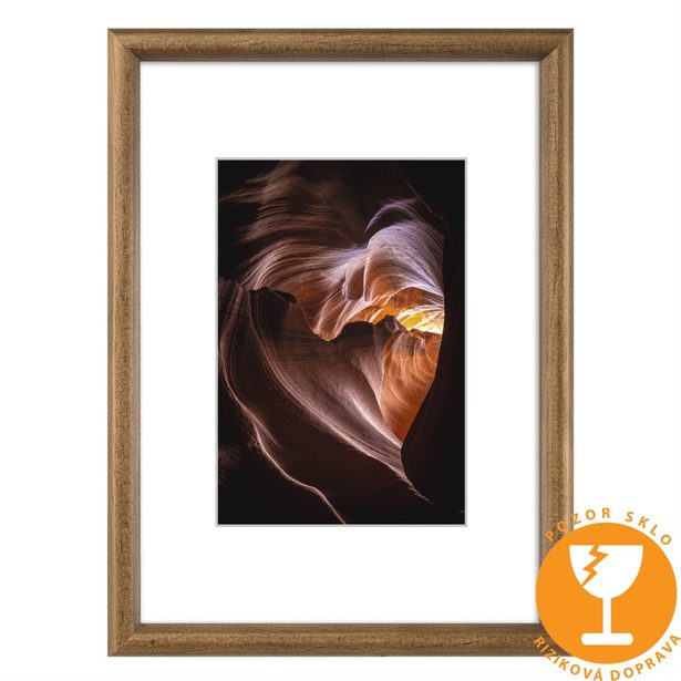 Hama rámeček dřevěný PHOENIX, hnědý, 30x40 cm