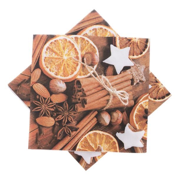 Servírovací ubrousky skořice