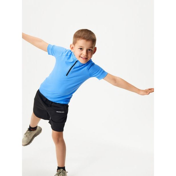 Unuo Dětský funkční cyklodres, Modrá