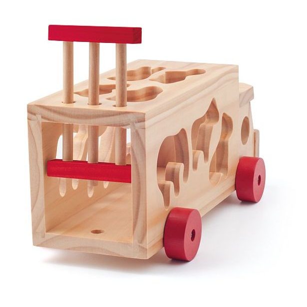 Kamión s vkladacími tvarmi - zvieratká