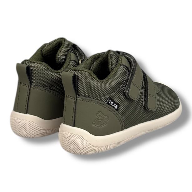 Bundgaard Moon – dětské barefoot celoroční boty s membránou - Army