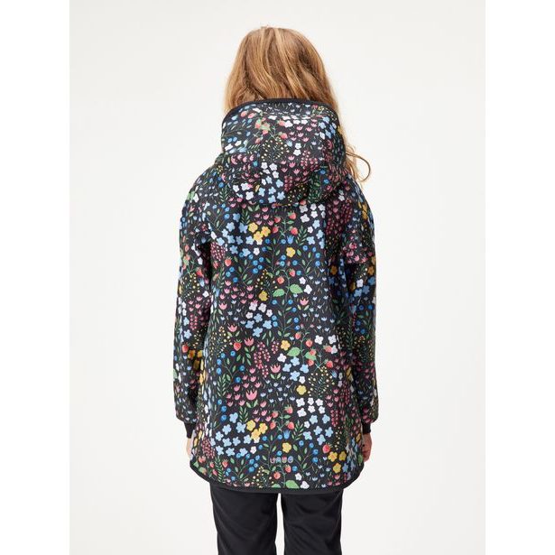 Unuo, Dětská softshellová bunda s fleecem Basic, Černá, Zahrada