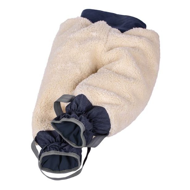 Unuo, Batolecí softshellové oteplovačky se sherpou Plus, Tm. Modročerná, Tučňáci