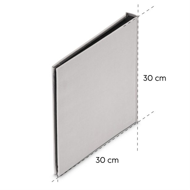 Hama album klasické MEMORIES 25x25 cm, 50 stran, šedá