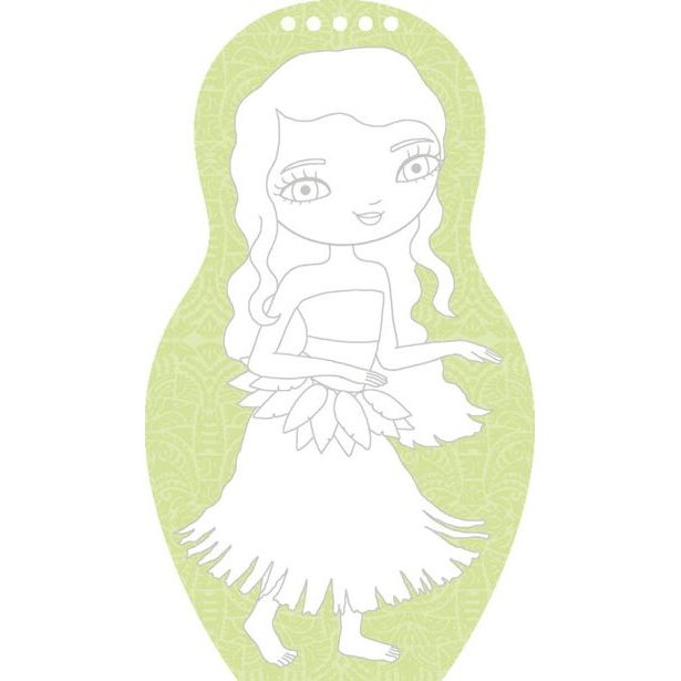 Oblékáme TANEČNICE z celého světa – Omalovánky Baagl