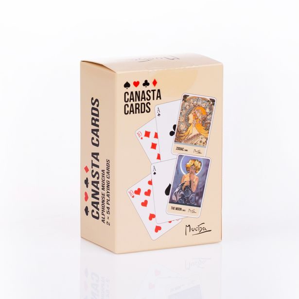 Kanastové karty Alfons Mucha