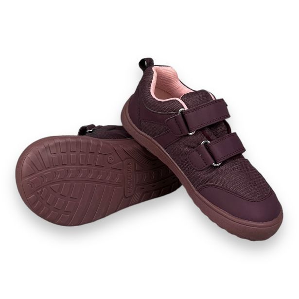 Dětská BAREFOOT celoroční obuv s membránou Protetika - Bordo