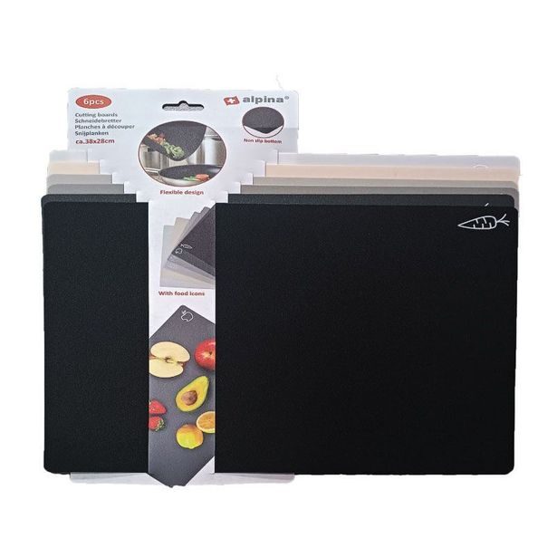 ALPINA Prkénko na krájení ohebné sada 6 ks 38x28cm ED-223849