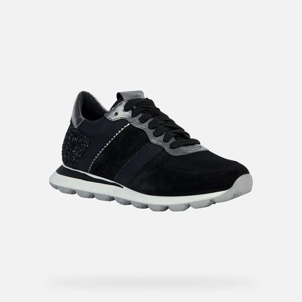 Černé dámské tenisky Geox Spherica Vseries