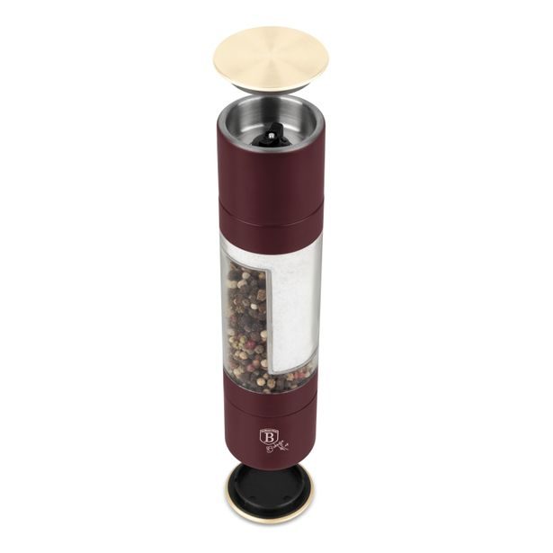 BERLINGERHAUS Mlýnek na pepř a sůl dvojitý Leonardo Collection BH-8581