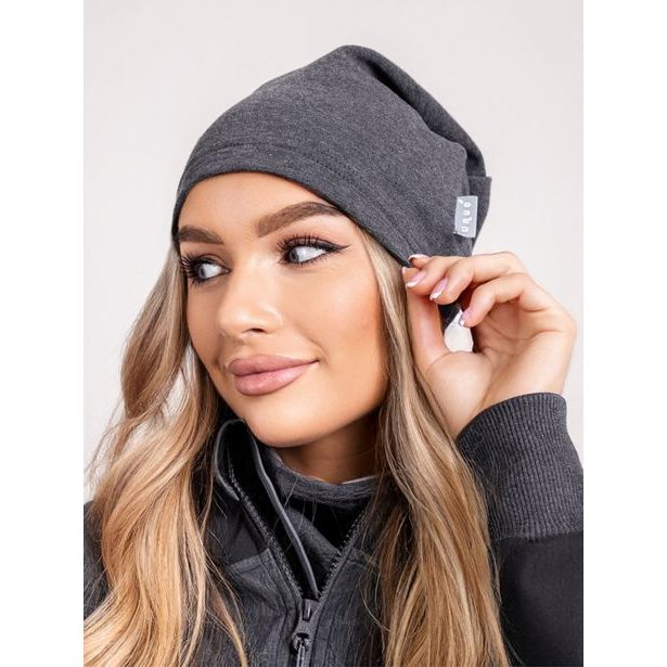 Unuo, Dámský nákrčník z teplákoviny, Grafitová Šedá