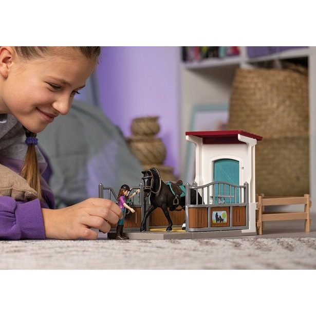 SCHLEICH Box pro koně Lisa a Storm