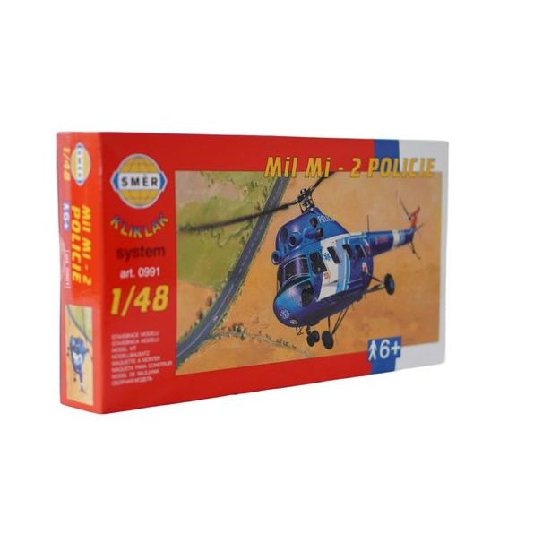 Vrtulník Mi 2 - Policie 1:48