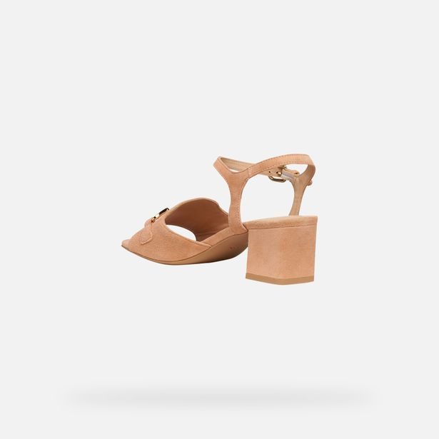 Růžové dámské sandály Geox New Eraklia 50