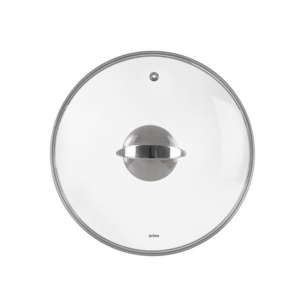 O Poklice sklo pr. 22 cm nerez úchyt loop