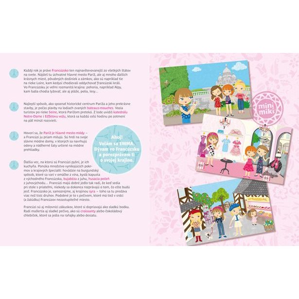 Šaty pre EMMU – Kniha samolepiek      Baagl