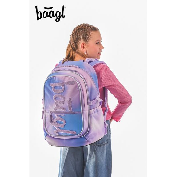 BAAGL SET 5 Core Sky: batoh, penál, sáček, ledvinka, obal na notebook