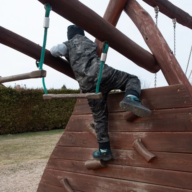 Dětské softshellové kalhoty s fleecem Maskáčové