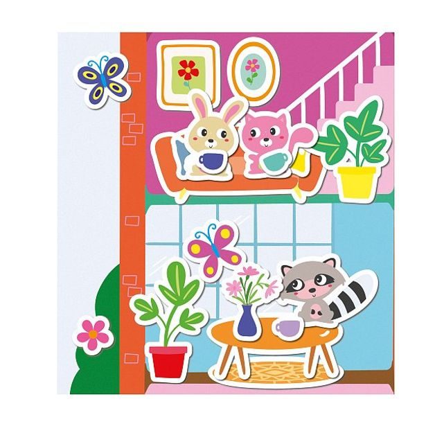 SES Můj první plakát s nálepkami - Dům