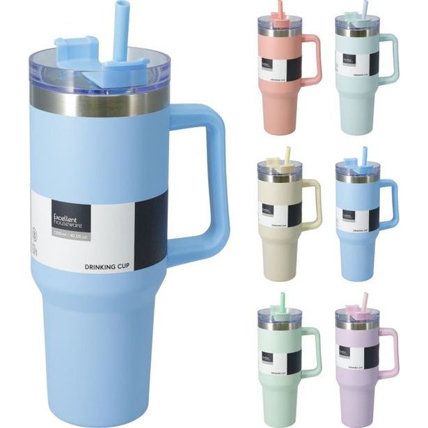 termohrnek 1,2l, 6 barev, brčko, NR