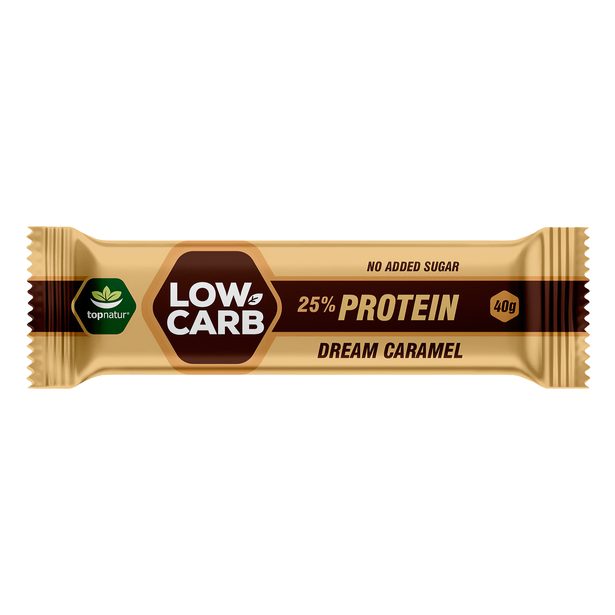 LOW CARB proteinová tyčinka Topnatur - Dream Caramel 40g