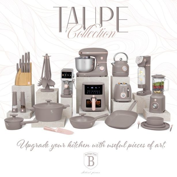 BERLINGERHAUS Jídelní sada talířů 18 ks Taupe Collection bílá-šedá BH-10202