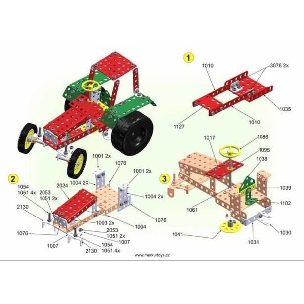 Merkur Farmer Set, 341 dílů, 20 modelů