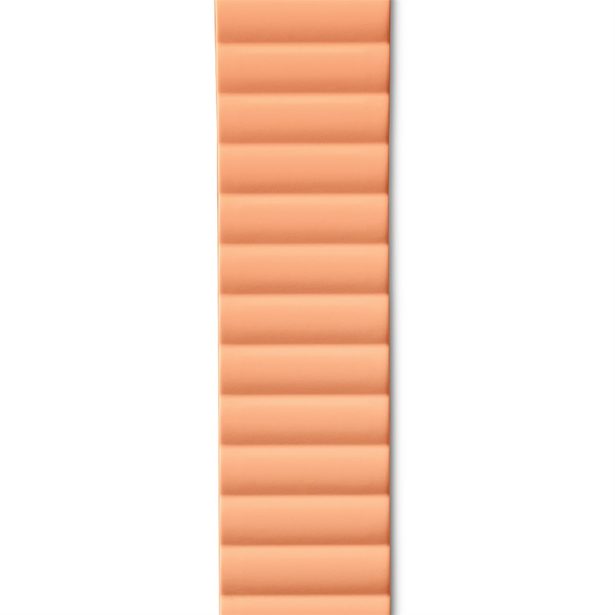 Hama Fantastic Feel, řemínek pro Apple Watch 42/44/45/49 mm, magnetický, oranžový/béžový