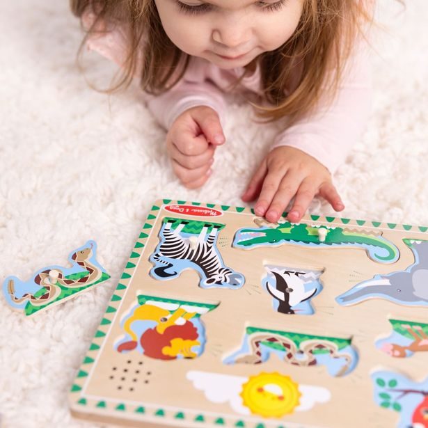 MELISSA & DOUG PUZZLE SE ZVUKOVÝMI EFEKTY