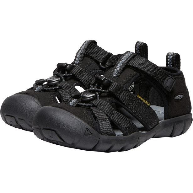 Sandály KEEN SEACAMP II CNX CHILDREN black/grey