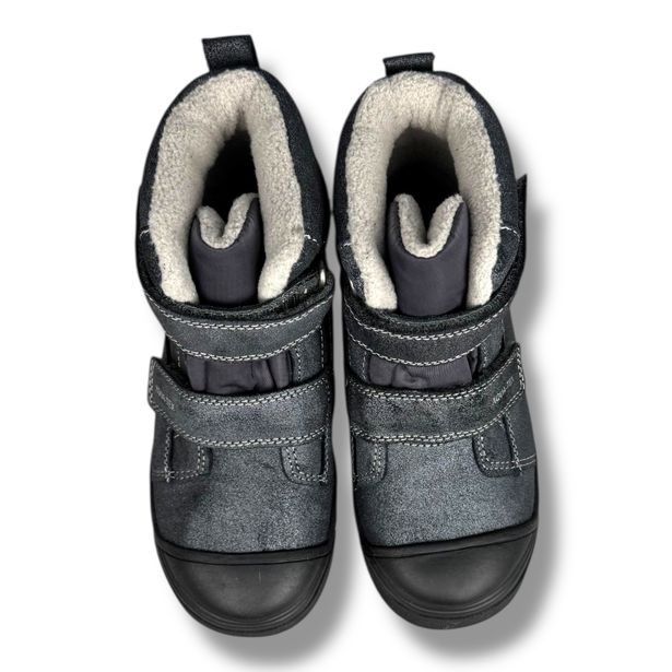 Dětská kožená zimní obuv s membránou, Ponte 20 - Černé