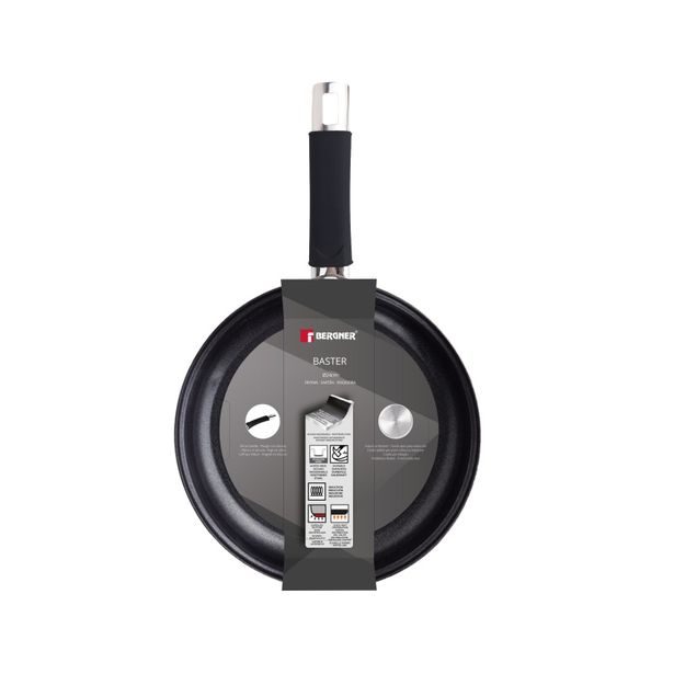 BERGNER Pánev s nepřilnavým povrchem BASTER 24 cm nerez BGEU-5502