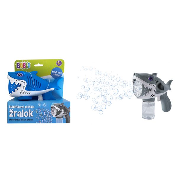 BUBLI Bublifuková pistole žralok