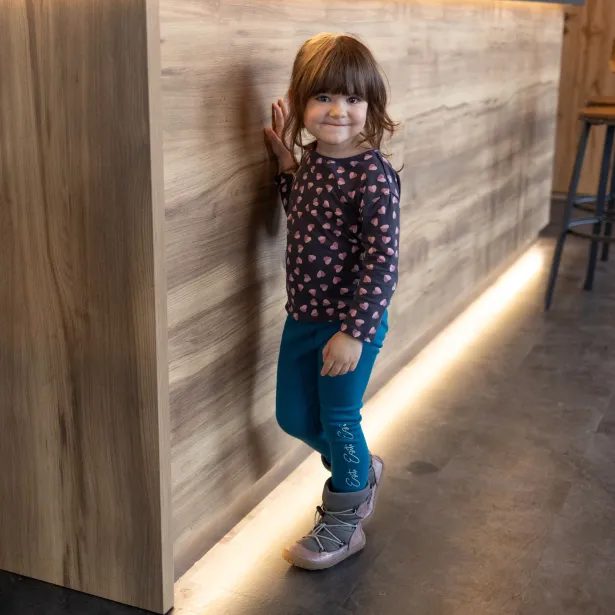 ESITO Dětské zateplené legíny Warmkeeper Petrol - petrolejová