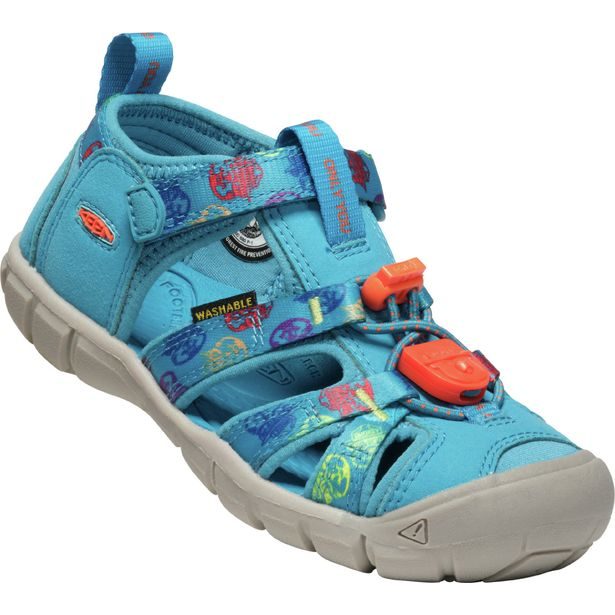 Sandály KEEN SEACAMP II CNX YOUTH smokey bear/fjord blue