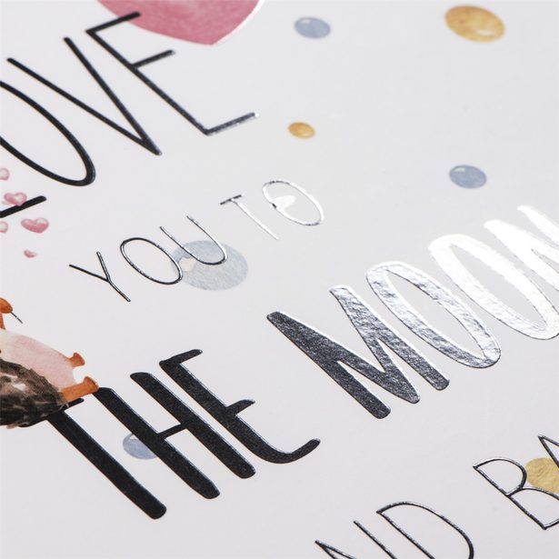 Deník miminka TO THE MOON 22x29 cm, 46 stran (v němčině)