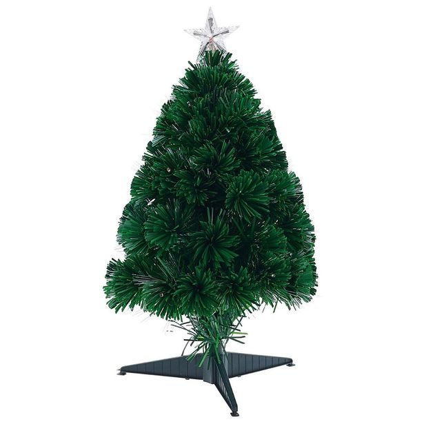 HOMESTYLING Vánoční stromeček s LED osvětlením 90 cm barevný KO-AFB000130