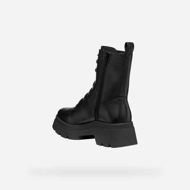 Černá dámská kotníková obuv Geox Pluette