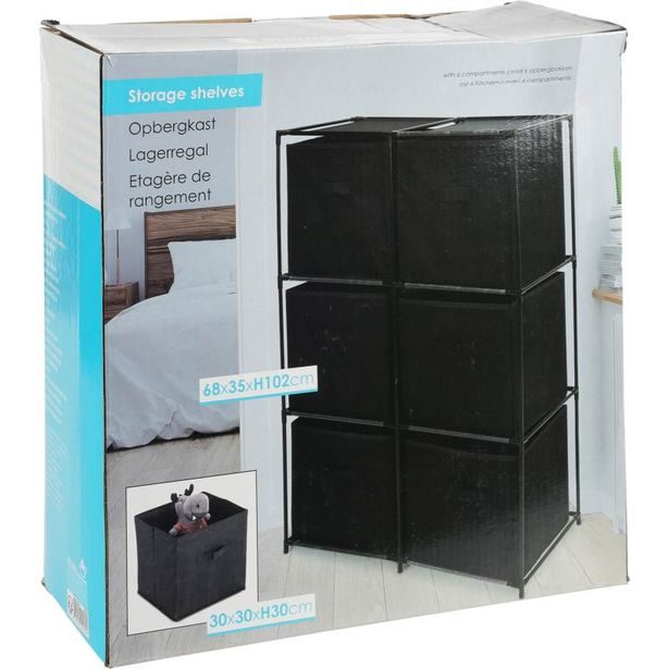 HOMESTYLING Zásuvková skříňka 6 úložných boxů KO-C80652650