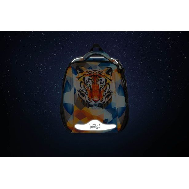 BAAGL Školní aktovka Shelly Tiger