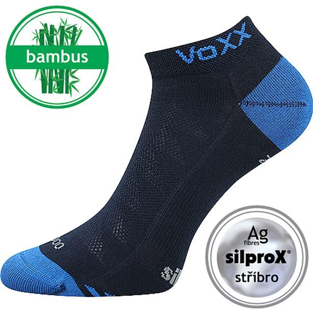 VoXX Unisex bambusové ponožky Bojar - tmavě modrá