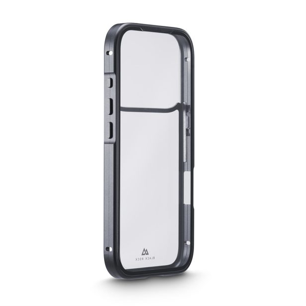 Black Rock 360° Glass, kryt pro Apple iPhone 17 Pro, skleněný, přední + zadní díl, průhledný/černý